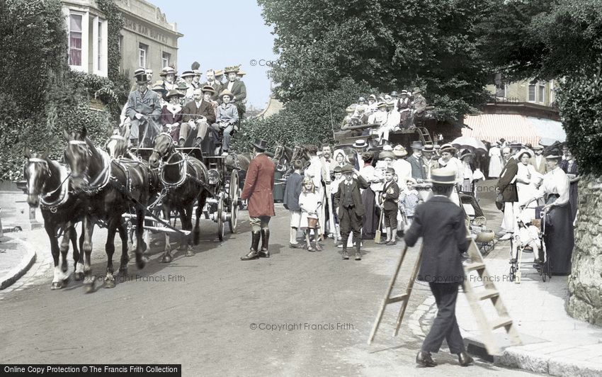 Shanklin, the Stagecoaches 1913