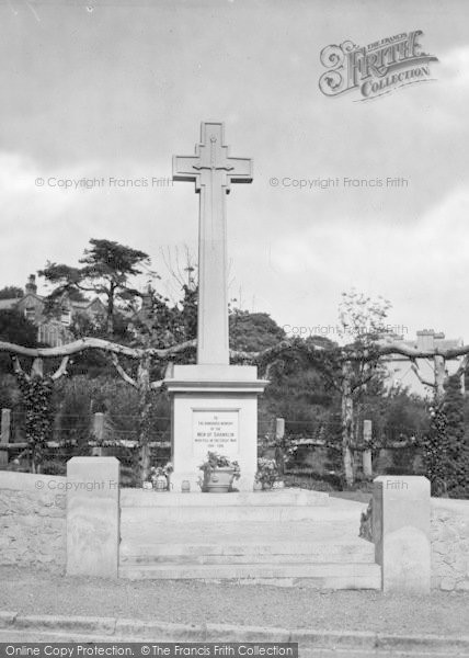 Photo of Shanklin, The War Memorial 1923