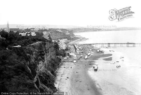 Photo of Shanklin, View From Cliffs 1893