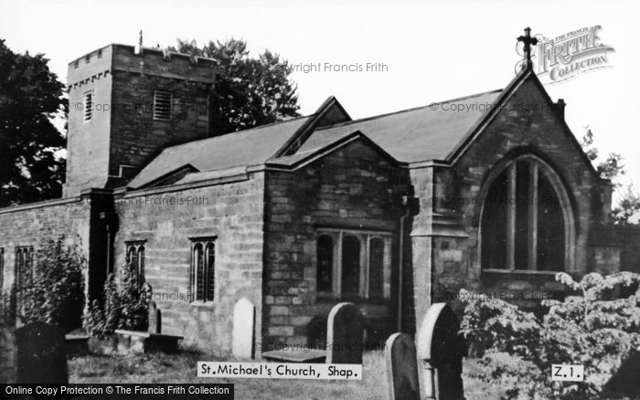 Photo of Shap, St Michael's Church c.1955