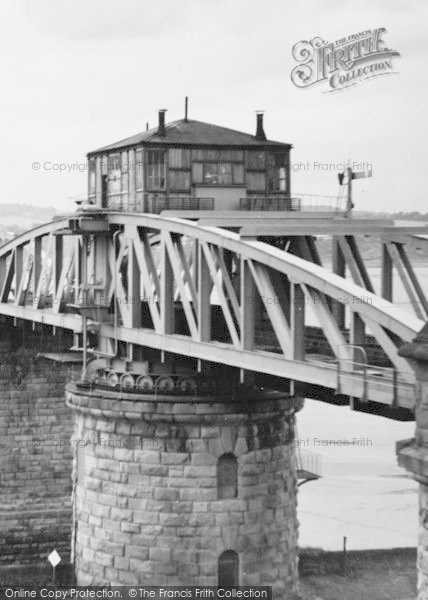 Photo of Sharpness, Signal Box, Severn Railway Bridge c.1955