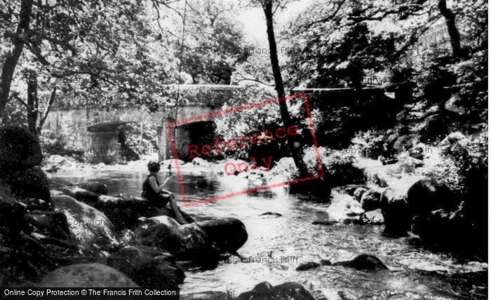 Photo of Shaugh Prior, Bridge And River c.1960