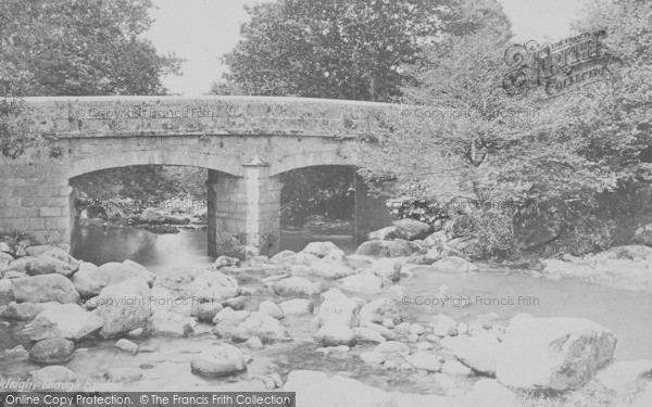 Photo of Shaugh Prior, Shaugh Bridge 1890