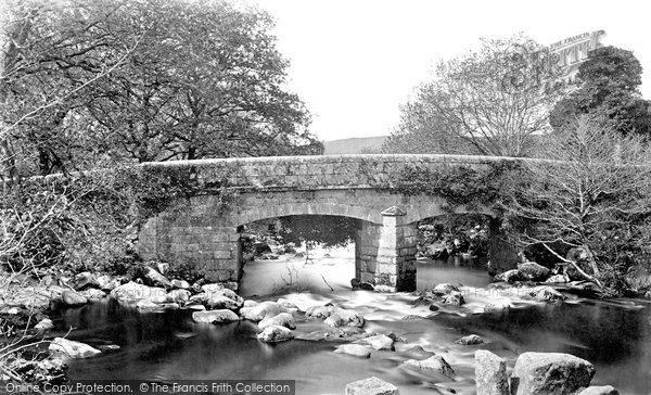 Photo of Shaugh Prior, Shaugh Bridge c.1873