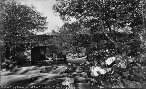 Photo of Shaugh Prior, Shaugh Bridge c.1873