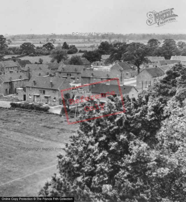 Photo of Shawbury, Church Road Houses c.1955