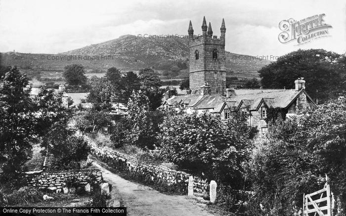 Photo of Sheepstor, Church And Village 1906