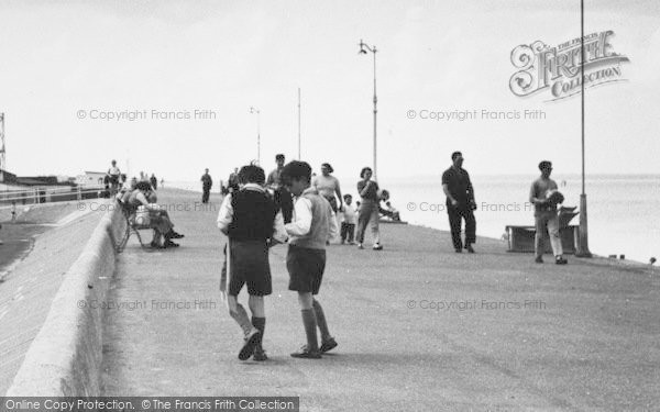 Photo of Sheerness, Boys On The Esplanade c.1955