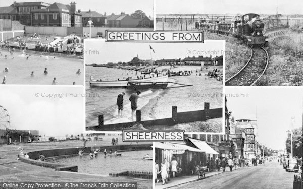 Photo of Sheerness, Composite c.1955