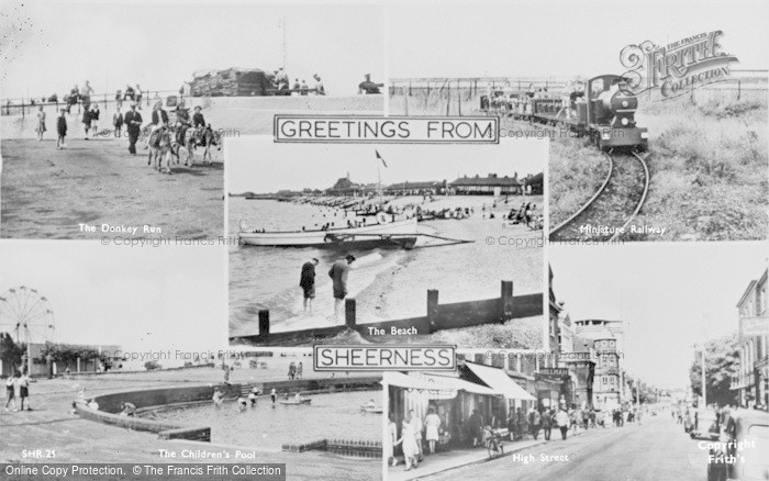 Photo of Sheerness, Composite c.1955