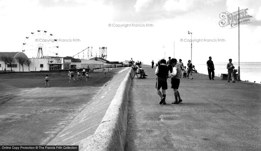 Sheerness, Esplanade and Beach c1955