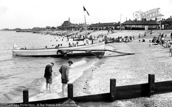 Photo of Sheerness, The Beach c.1950