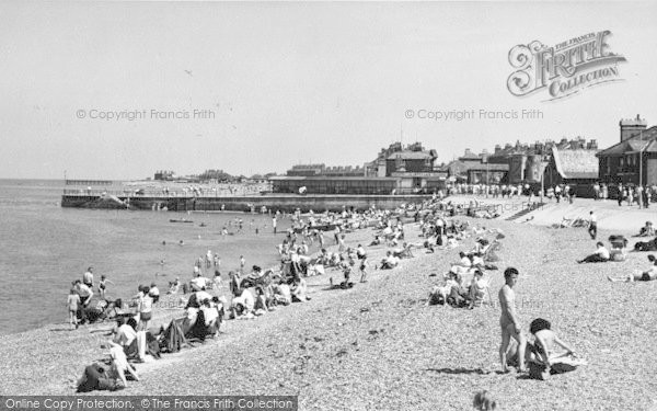 Photo of Sheerness, The Beach c.1955