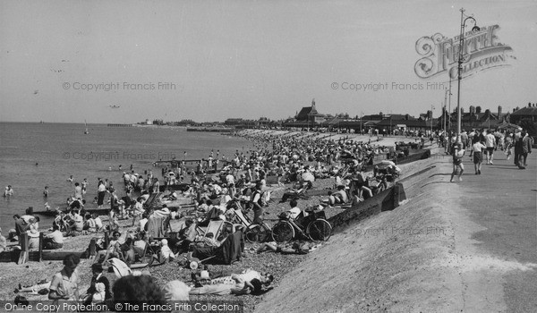 Photo of Sheerness, The Beach c.1955
