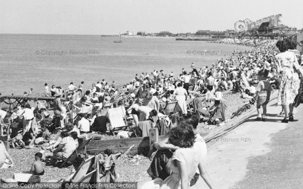 Photo of Sheerness, The Beach c.1955