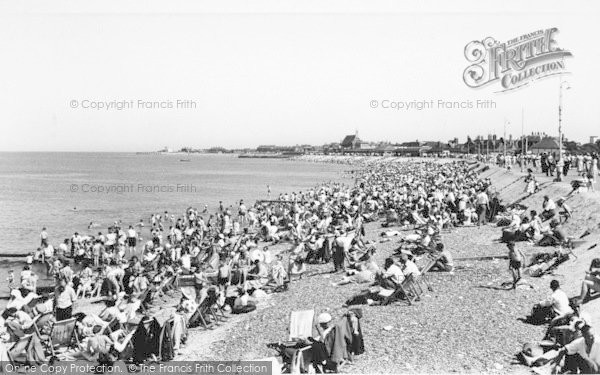 Photo of Sheerness, The Beach c.1955