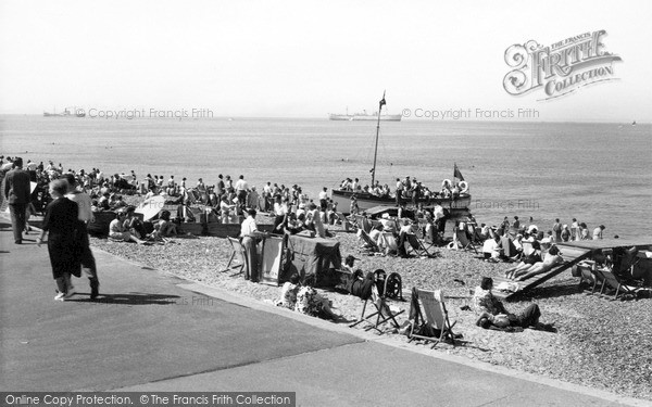 Photo of Sheerness, The Beach c.1955