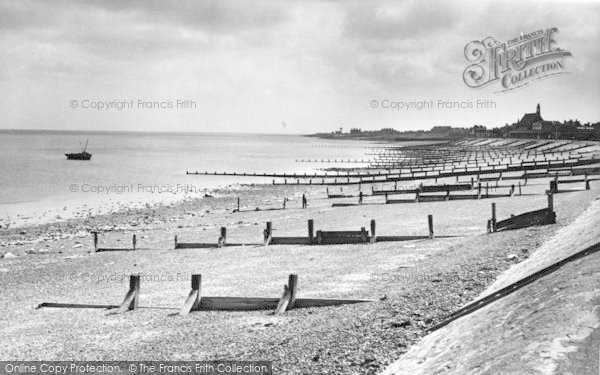 Photo of Sheerness, The Beach c.1955