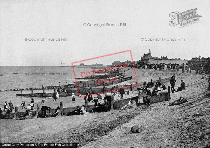 Photo of Sheerness, The Promenade And Beach c.1895