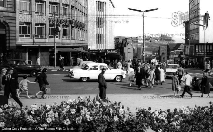 Photo of Sheffield, Amidst The Bustle, Angel Street c.1965