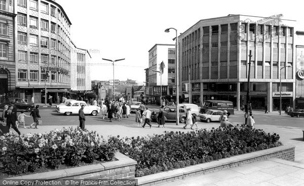 Photo of Sheffield, Angel Street c.1965