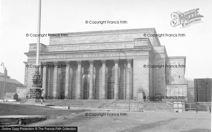 Photo of Sheffield, City Hall c.1955