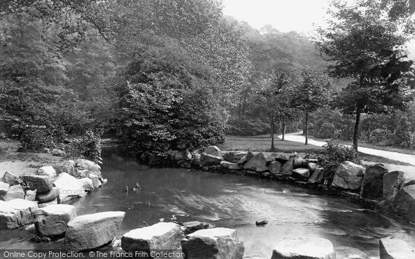 Photo of Sheffield, Endcliffe Woods, Stepping Stones 1900