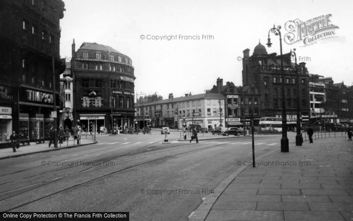 Photo of Sheffield, Fargate c.1955