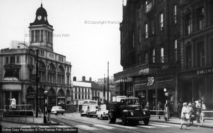 Photo of Sheffield, High Street c.1955