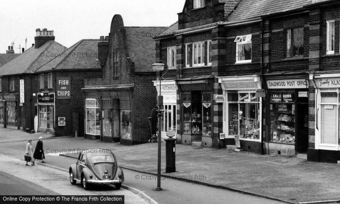 Photo of Sheffield, Hutcliffe Wood Road, Shops c.1955