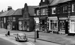 Hutcliffe Wood Road, Shops c.1955, Sheffield