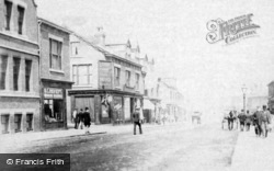 London Road Near Junction With Cecil Square 1887, Sheffield