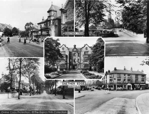 Photo of Sheffield, Nether Edge Composite c.1955