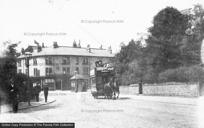 Photo of Sheffield, Nether Edge, Tram Terminus c.1890