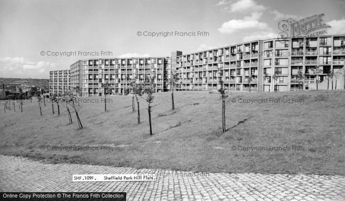 Photo of Sheffield, Park Hill Flats c.1960