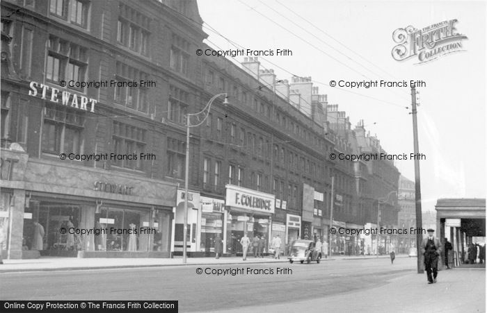 Photo of Sheffield, Pinstone Street c.1955
