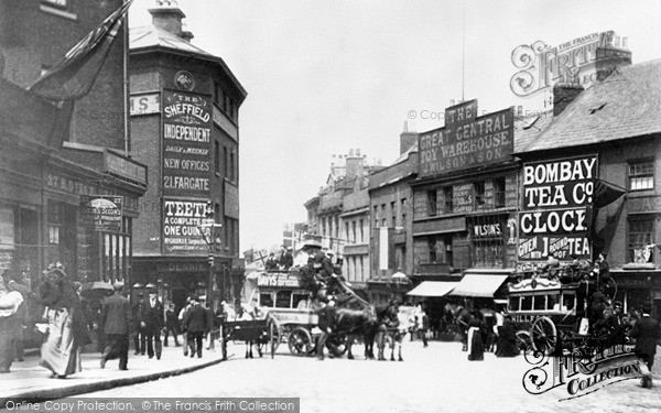 Sheffield, Snig Hill from junction 1887