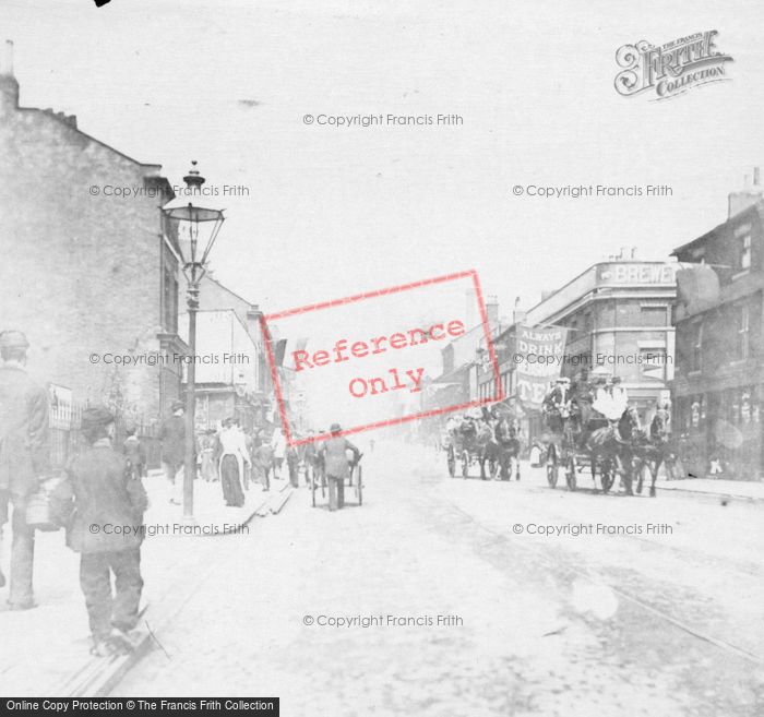 Photo of Sheffield, South Street, Moor, At Junction With Earl Street 1887