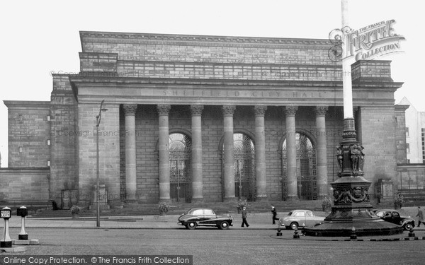 Photo of Sheffield, the City Hall c1955