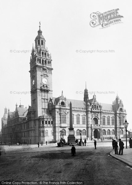 Photo of Sheffield, The Town Hall 1896