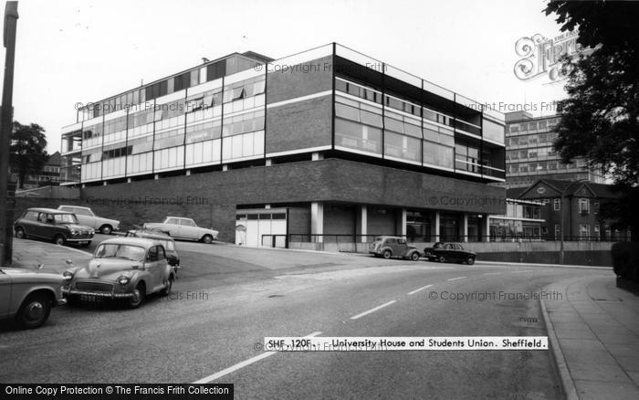Photo of Sheffield, University House And Students Union c.1965