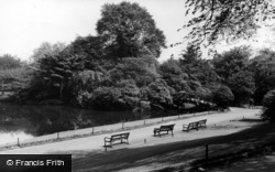 Weston Park Lake c.1955, Sheffield