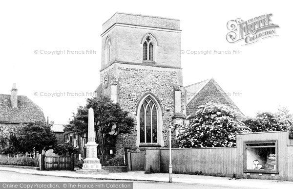 Photo of Shefford, Church And War Memorial c.1950