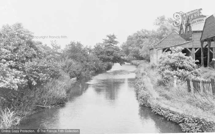 Photo of Shefford, The River c.1950