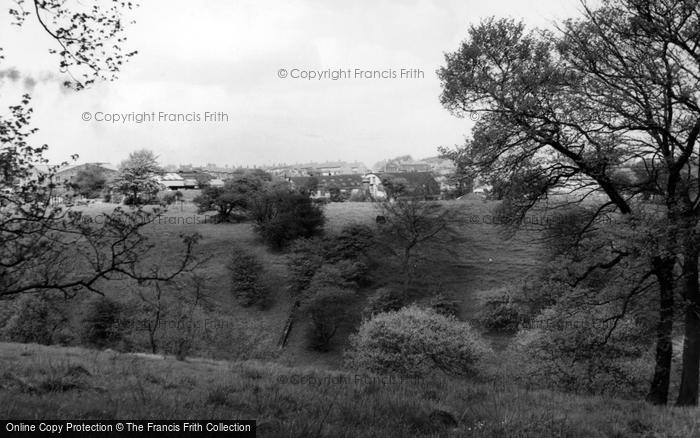 Photo of Shelf, View From Shelf Hall Park c.1960