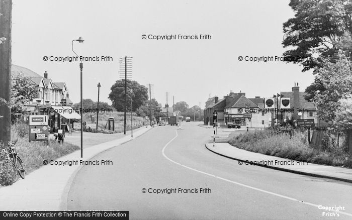 Photo of Shenfield, Chelmsford Road c.1955