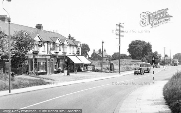 Photo of Shenfield, Chelmsford Road c.1955
