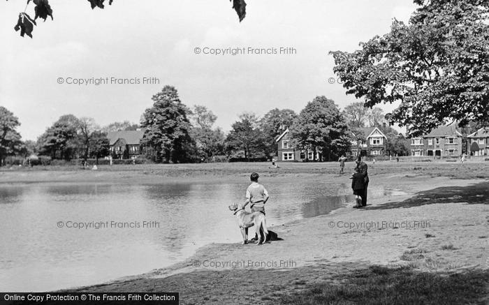 Photo of Shenfield, The Pond c.1950