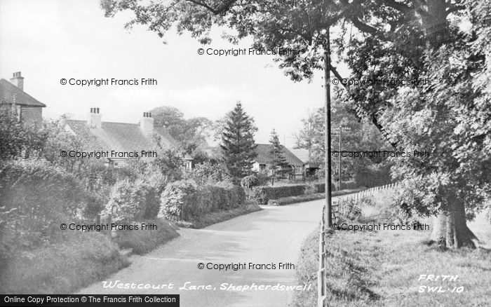 Photo of Shepherdswell, Westcourt Lane c.1955