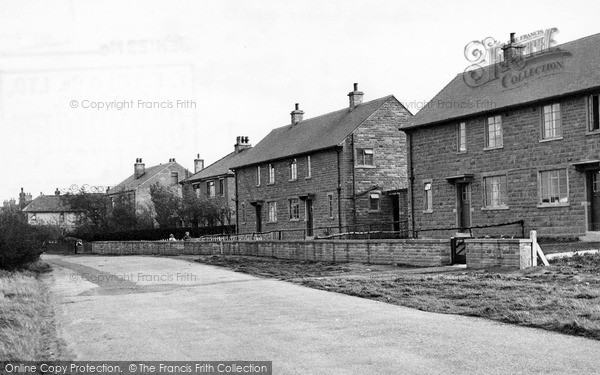 Photo of Shepley, Council Houses c.1955